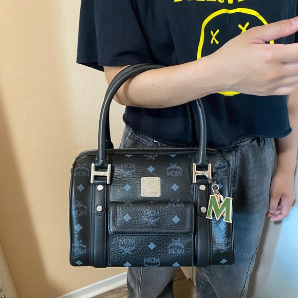 MCM Visetos Boston Bag - Picture 3 of 15